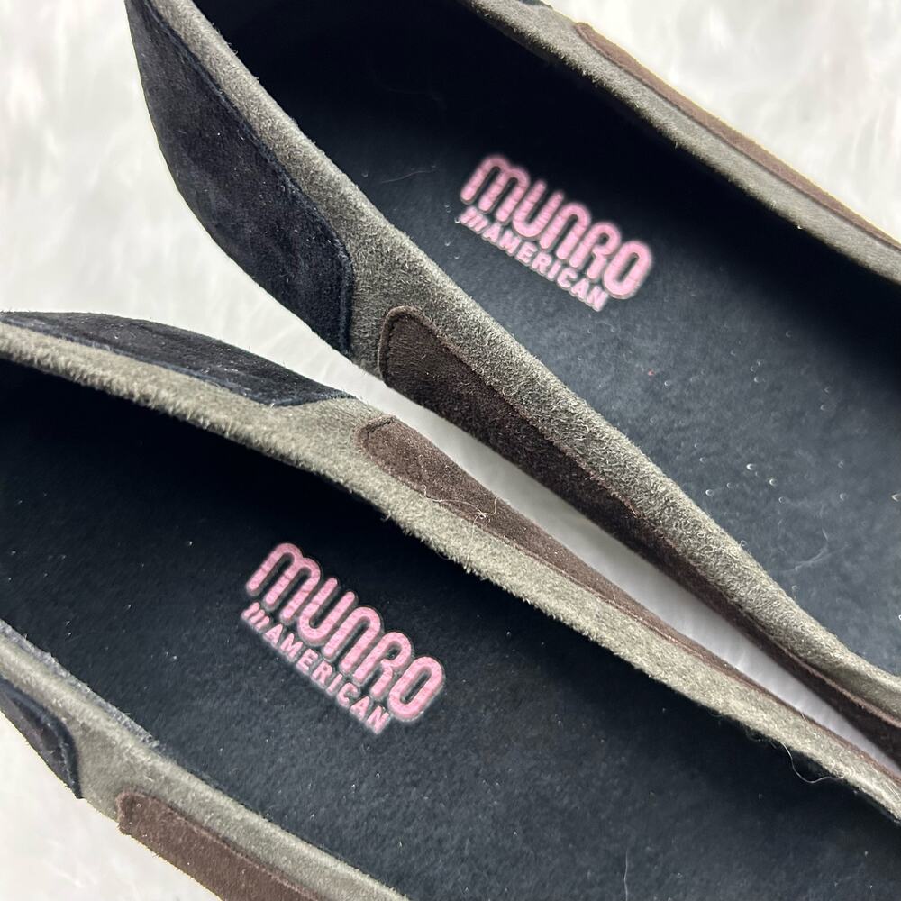 Y2k Suede Colorblock Mod Block Heels - image 2